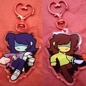 Kris Dreemurr Double Sided Acrylic Charm