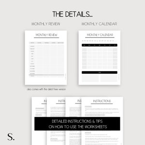 Personal Finance Bundle Monthly & Biweekly Budget Worksheets Budget Planner Budget Printables Debt Payoff Tracker Savings Tracker image 9