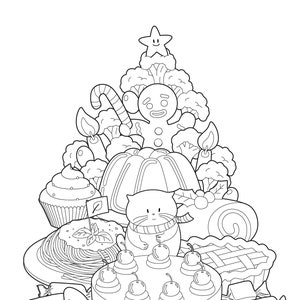 91 Collection Coloring Pages Of Cat With Food  Latest HD