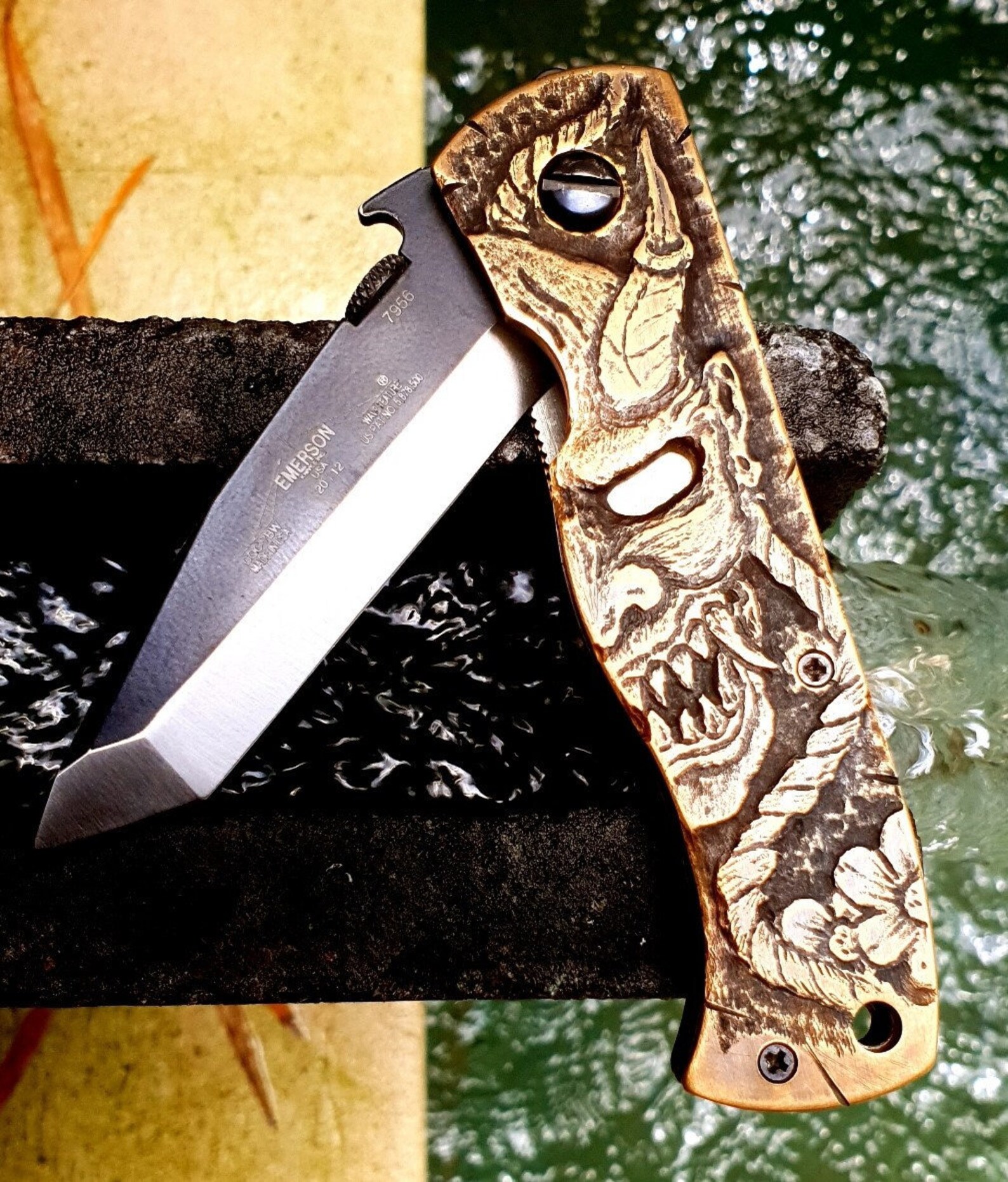 Made to Order EMERSON Knife Scales Emerson CQC EDC Knife Etsy