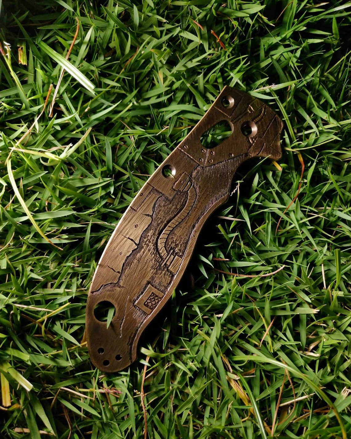 SPYDERCO Knife SCALES Custom Made to Order Spyderco Pm 2 Etsy