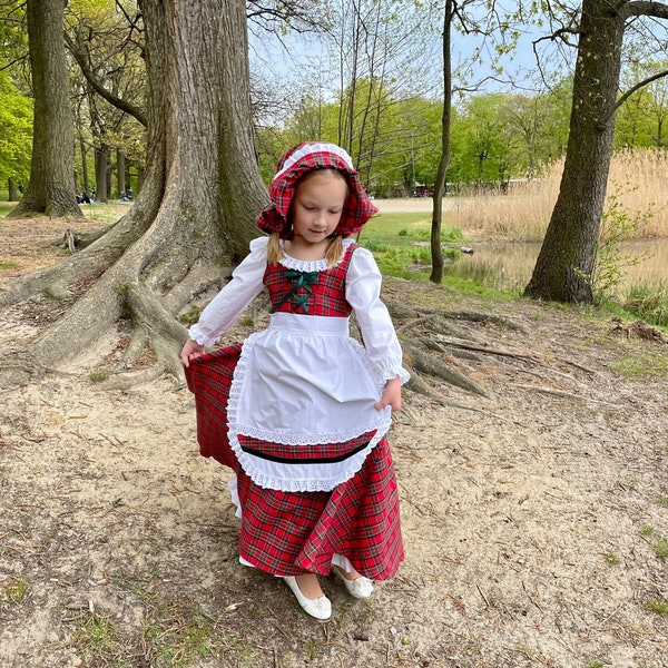 Disfraz de Caperucita Roja, Disfraz de Mamá de Caperucita Roja, Vestido de Cumpleaños, Traje de Halloween, Carnaval, Sesión de Fotos de Fiesta de Cumpleaños Temática