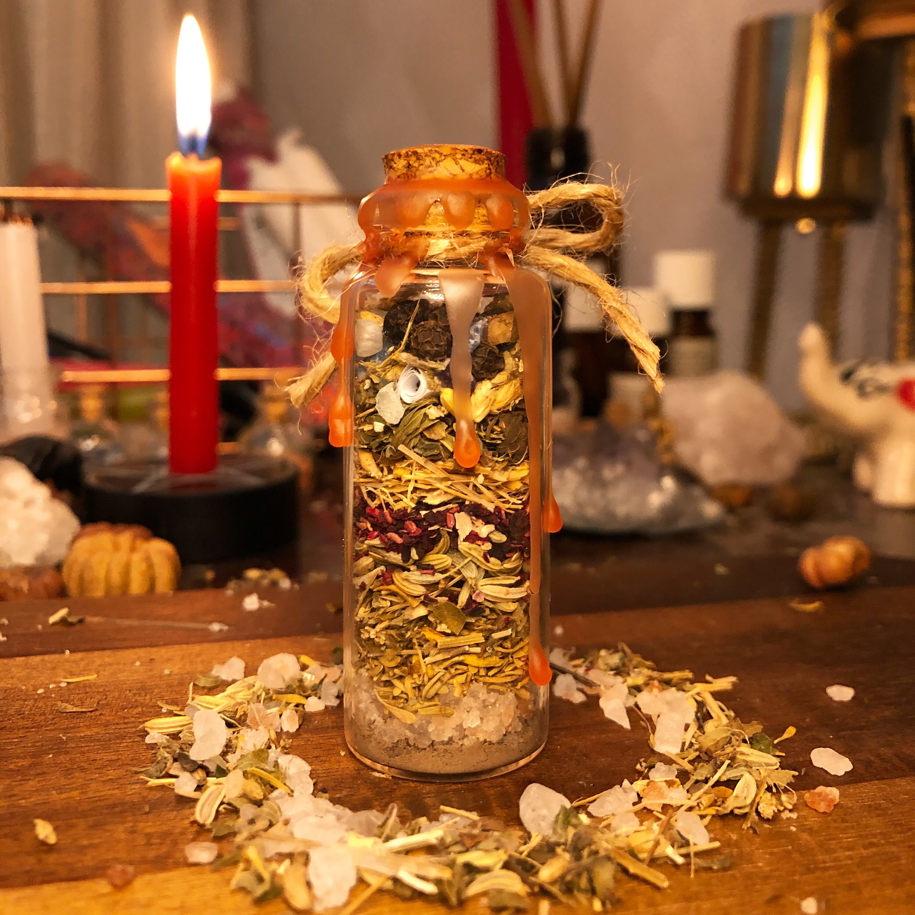 Confidence/ Courage / Bravery & Strength Spell Jar witch | Etsy