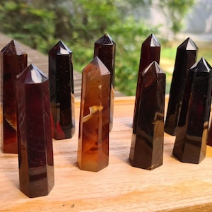 Amber Tower Good Quality | 250g | 500g | 1000g | Size 8 | 9 | Natural | Polished | Healing Stone