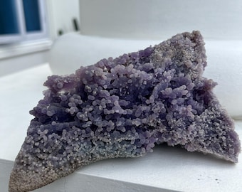 900gram Grape Agate Cluster: Botryoidal Chalcedony Healing Crystal