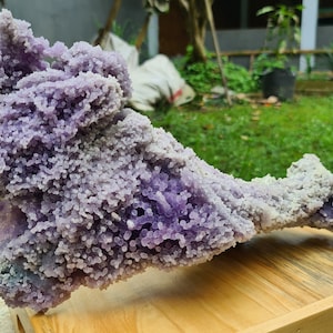 Ejemplar de ágata de uva / 3560 g / Buena calidad / Cristales de calcedonia / Cristales curativos de formación de calcedonia botrioidal / Decoración