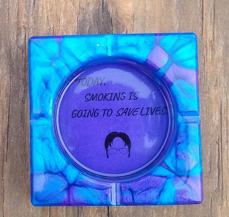 The Office Inspired Ashtray Etsy