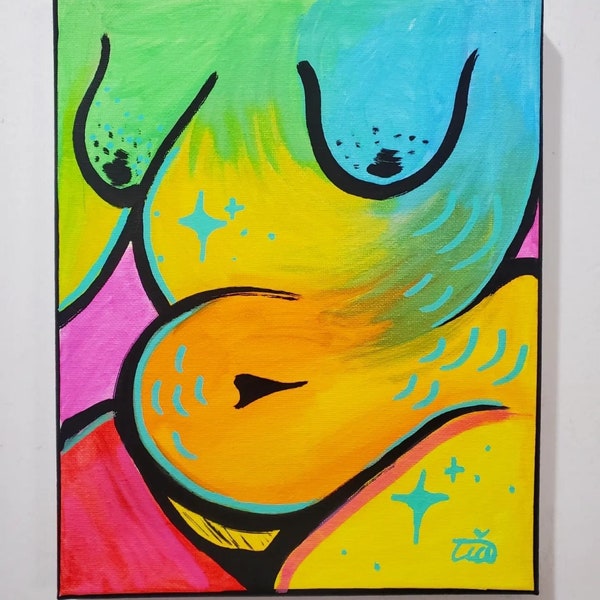 Rainbow Babe - 8x10 Original