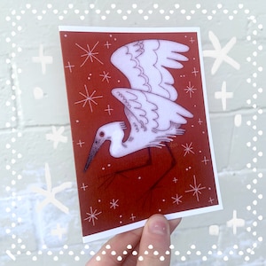 LIMITED - heron holiday card