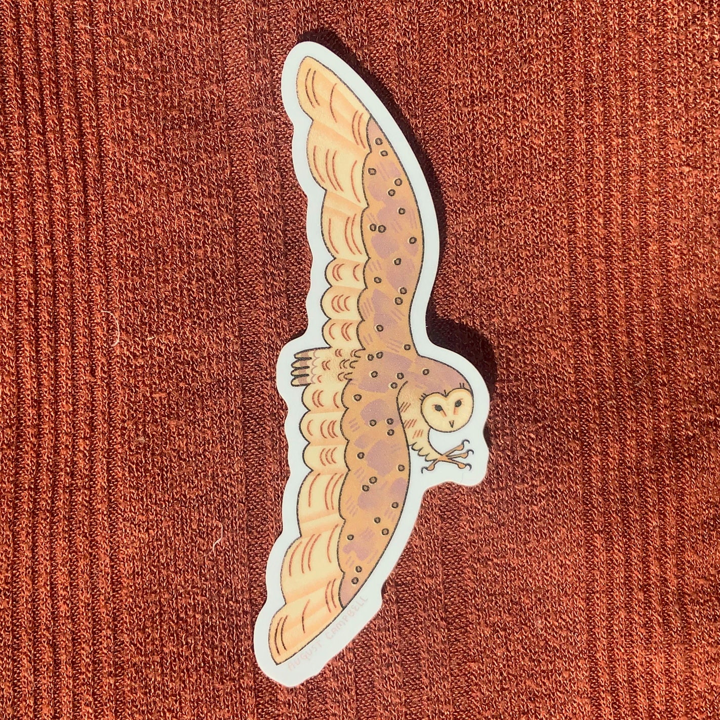 barn owl sticker