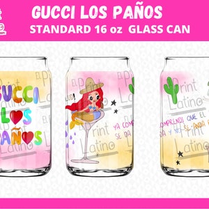 Karol G G Los Paños Glass Can 16oz / Mañana Sera Bonito, Mermaid Glass Can / Sublimation Pop Latino