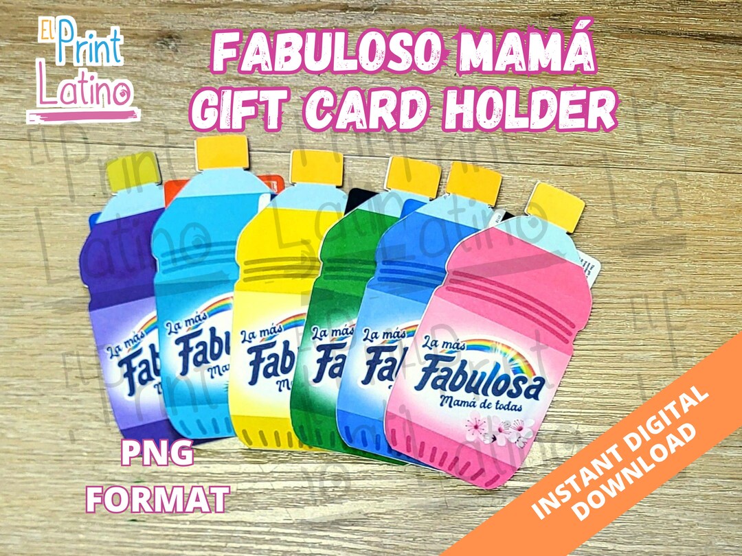 Fabulosa, Gift Card Holder Bundle, Latino Paper Crafts, Mexican Mothers