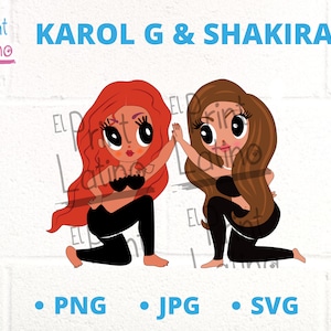 Karol G & Shakira | Mañana Sera Bonito  | Sublimation Pop Latino | TGQ | Te Quedo Grande