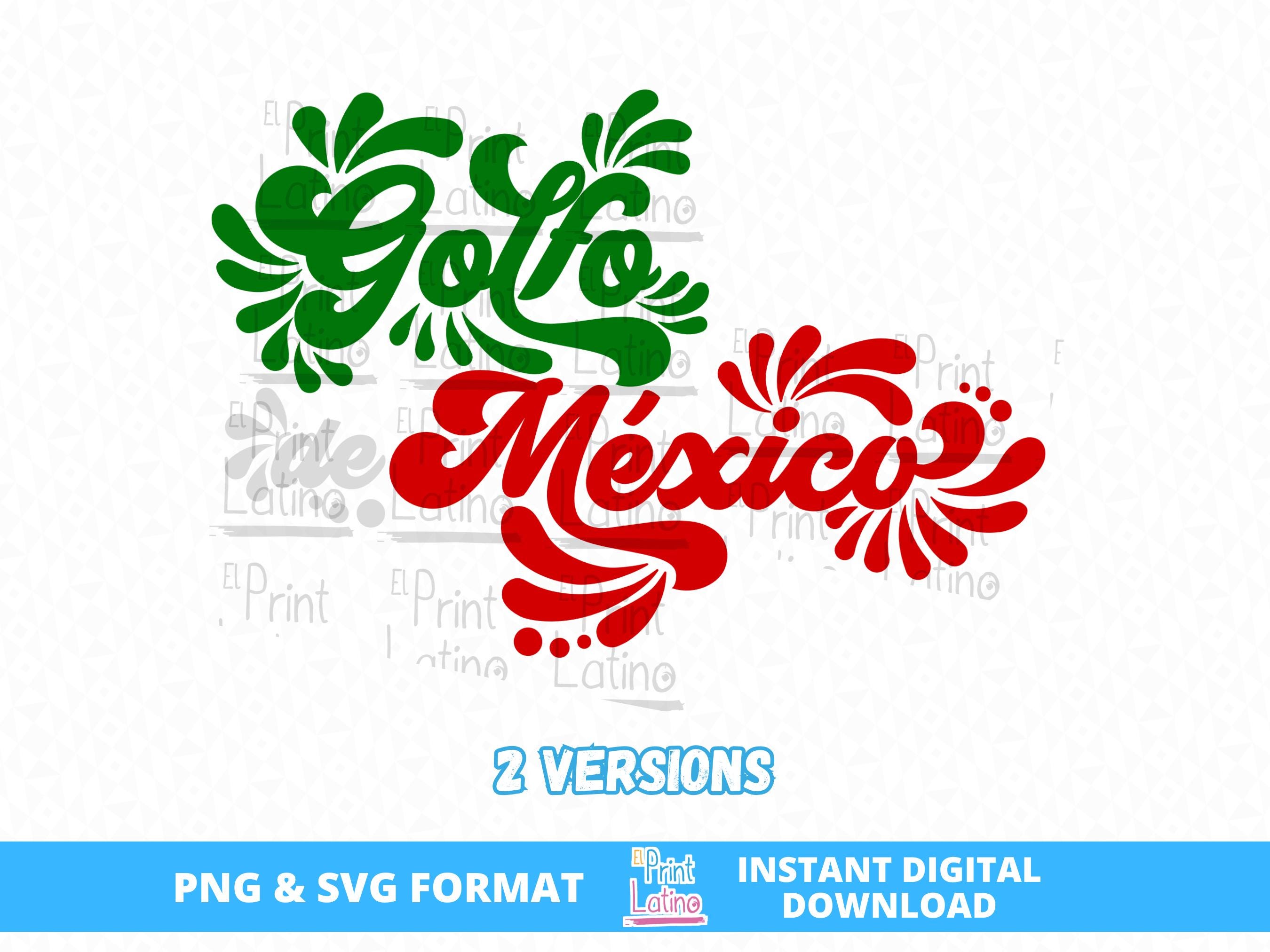 Golfo de México Talavera SVG PNG Sublimación recortada, En capas, Paquete Talavera, Golfo de México