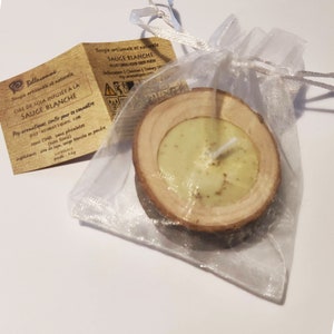 Natural infused white sage candle