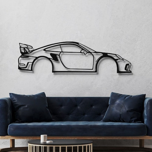 Panigale Silhouette Metal Wall Art Car Silhouette Wall Decor - Etsy