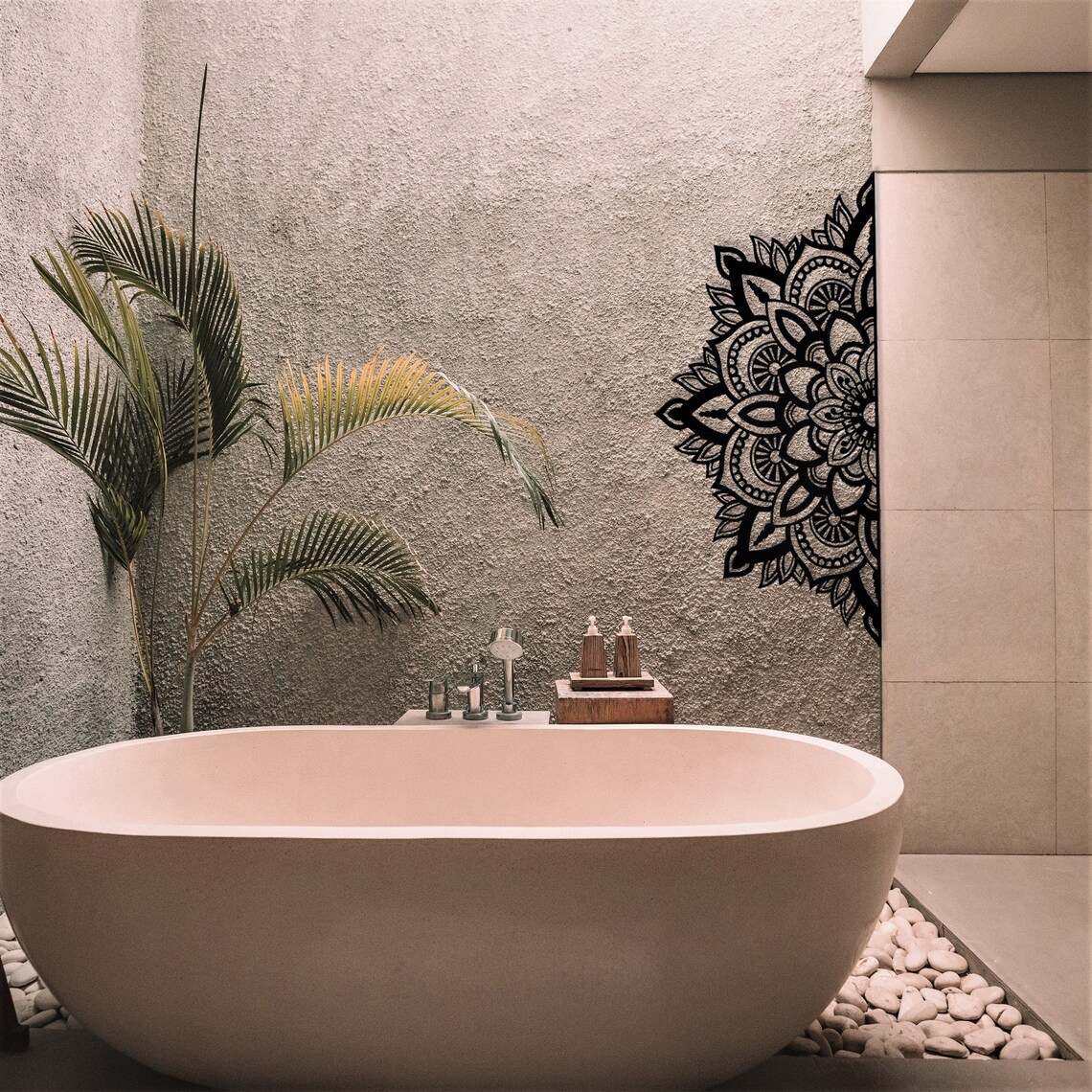 Metal Wall Decor Mandala Large Wall Art Above Bed Decor | Etsy