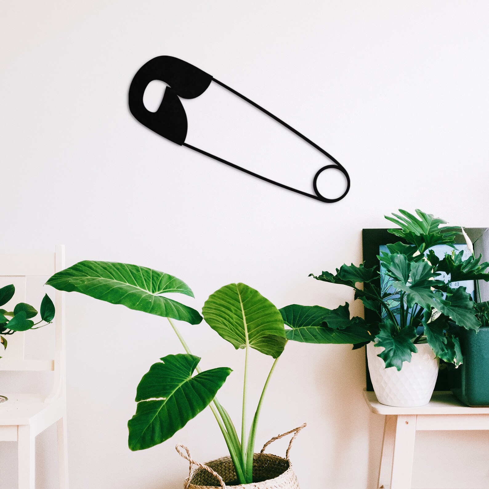 Safety Pin Metal Wall Art Office Wall Art Farmhouse Wall Etsy UK