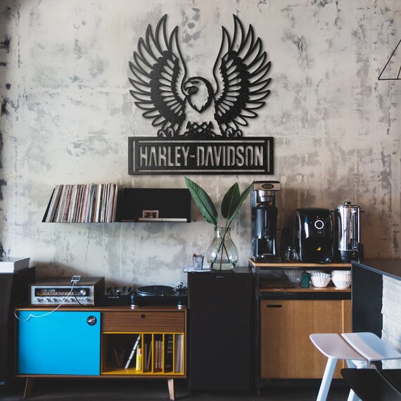 harley davidson eagle wall plaque