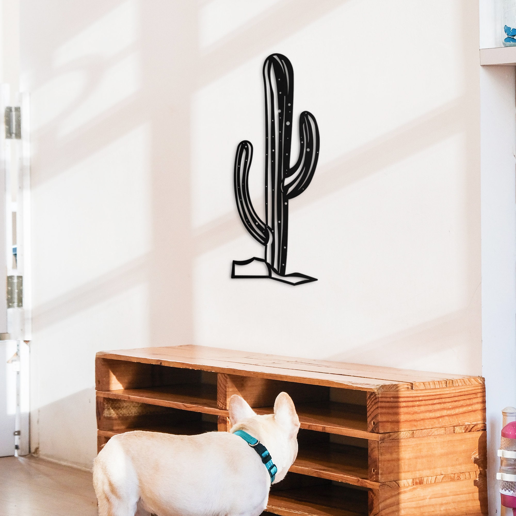 Cactus Wall Decor Metal Wall Art Plant Decor Rustic Outdoor Etsy Canada