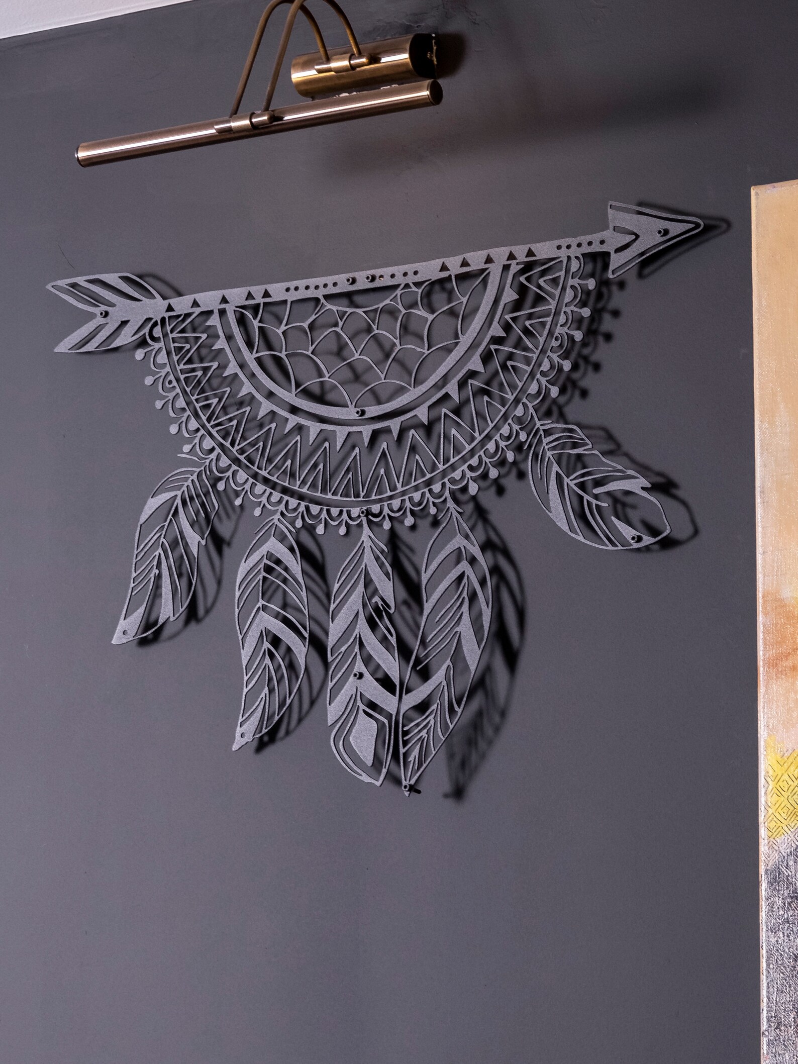 Metal dream catcher wall art wall hanging wall decor Etsy