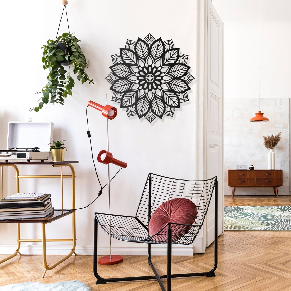 Metal zen mandala wall art large outdoor sculpture decor Etsy