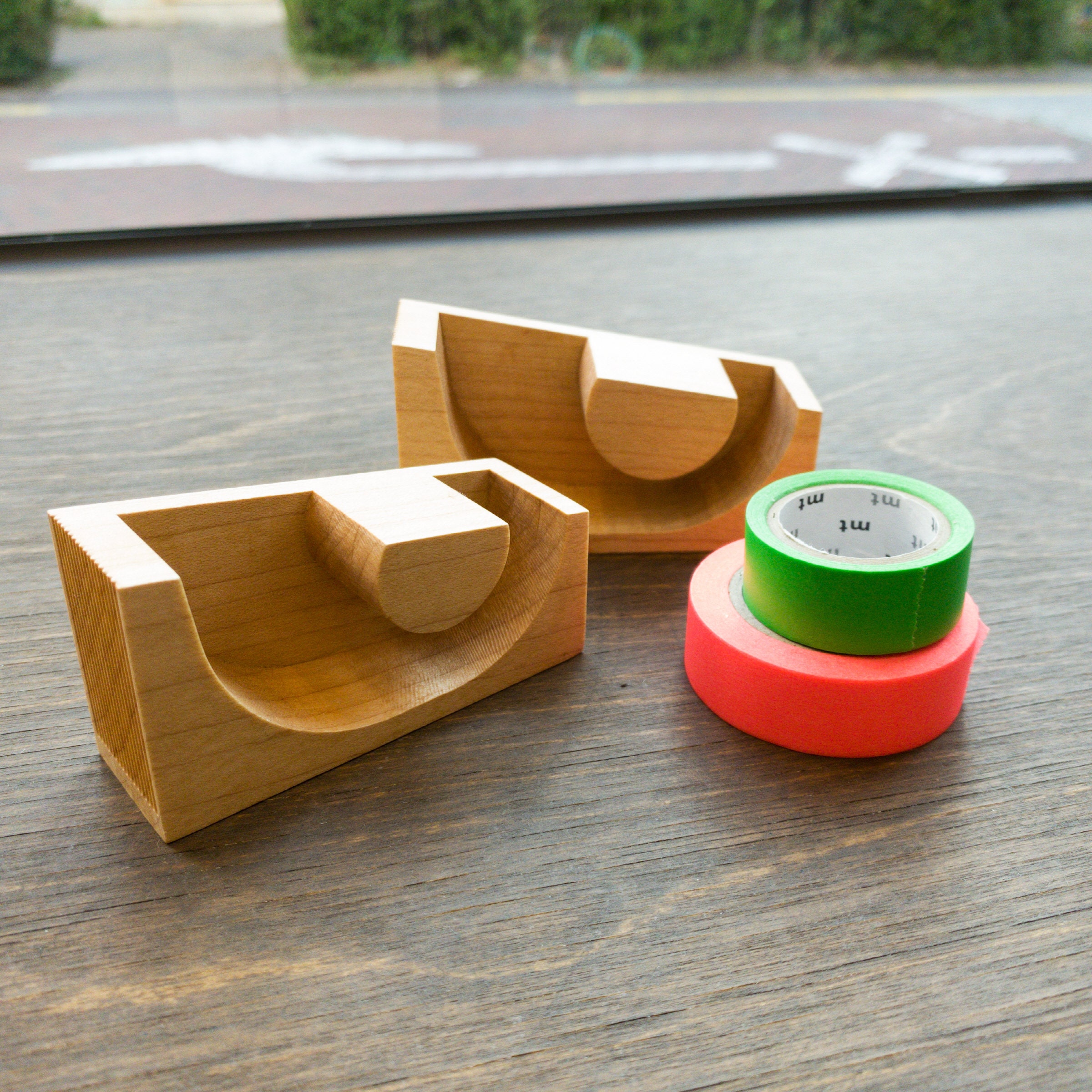 Wooden Masking Tape Dispenser / Washi Tape Dispendser / Washi Etsy