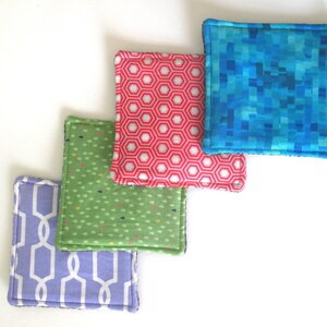 Handmade Fabric Coasters Set of 3