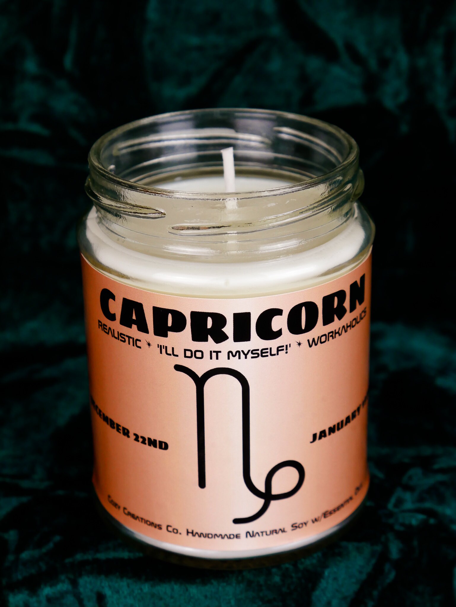 Capricorn Candles Zodiac Candles Capricorn Candle Gifts Etsy