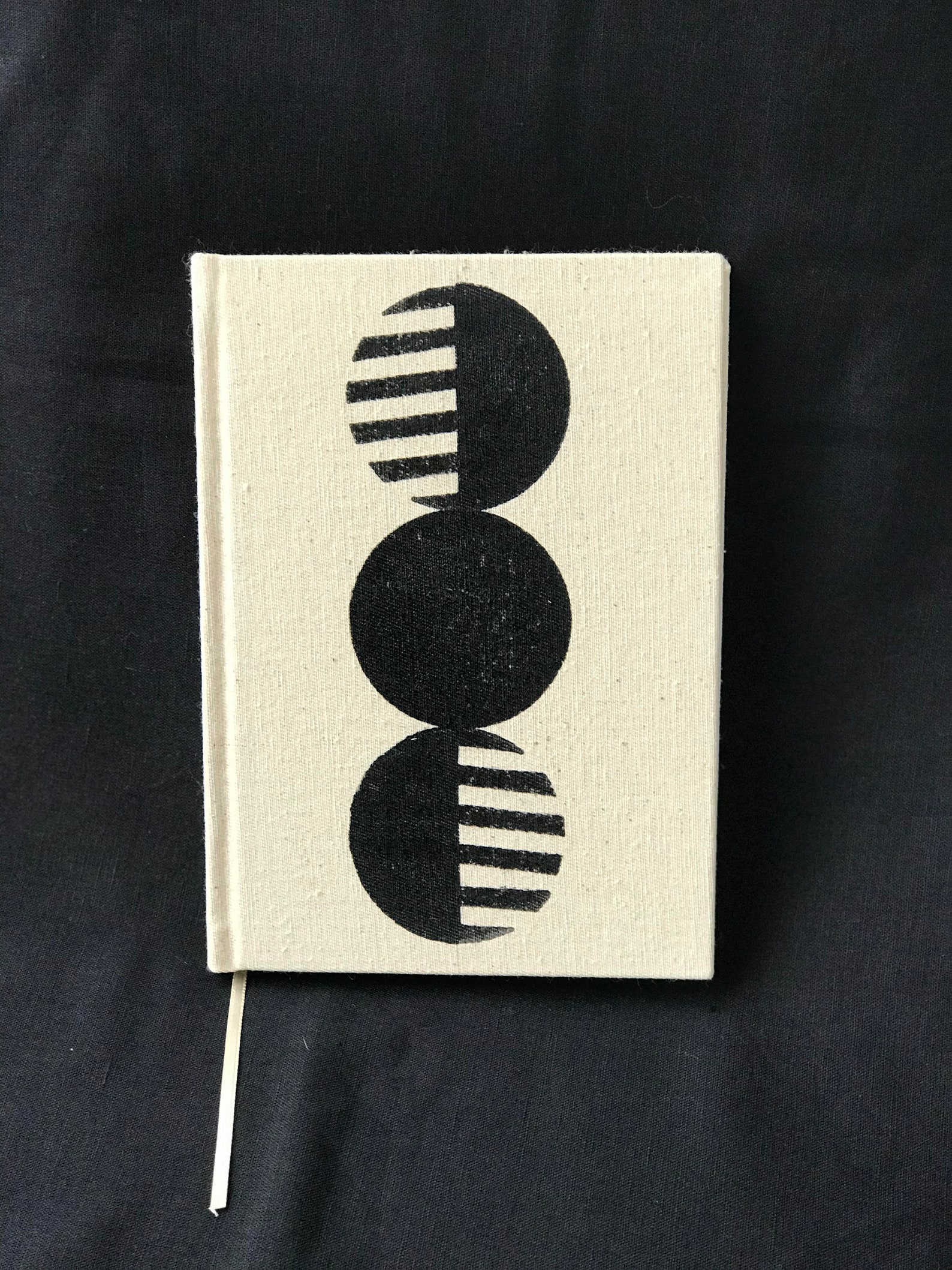 Printed canvas notebook Etsy