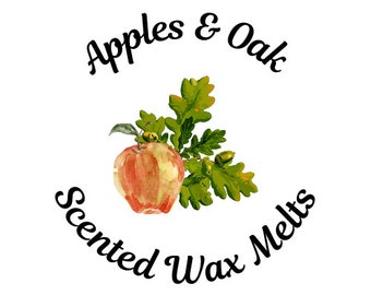 Apples & Oak Wax Melts | 100% Soy | Wax Tarts | Natural Fruity