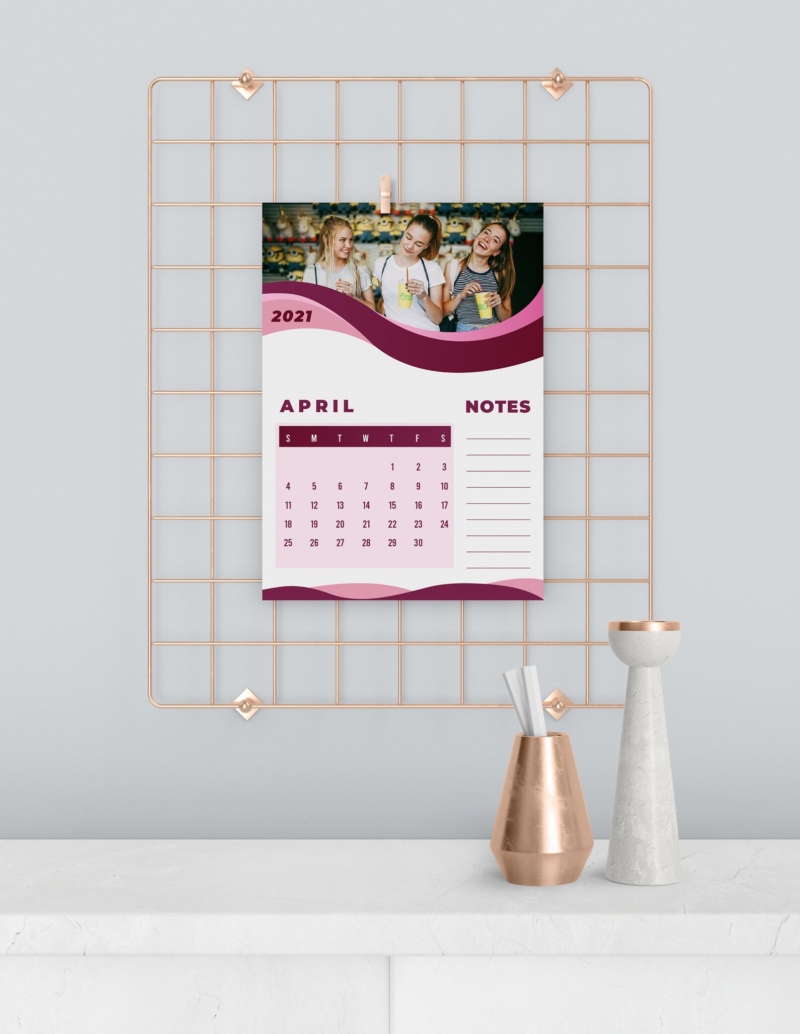 2021 Custom Calendar Personalized Calendar Planner 2021 Etsy