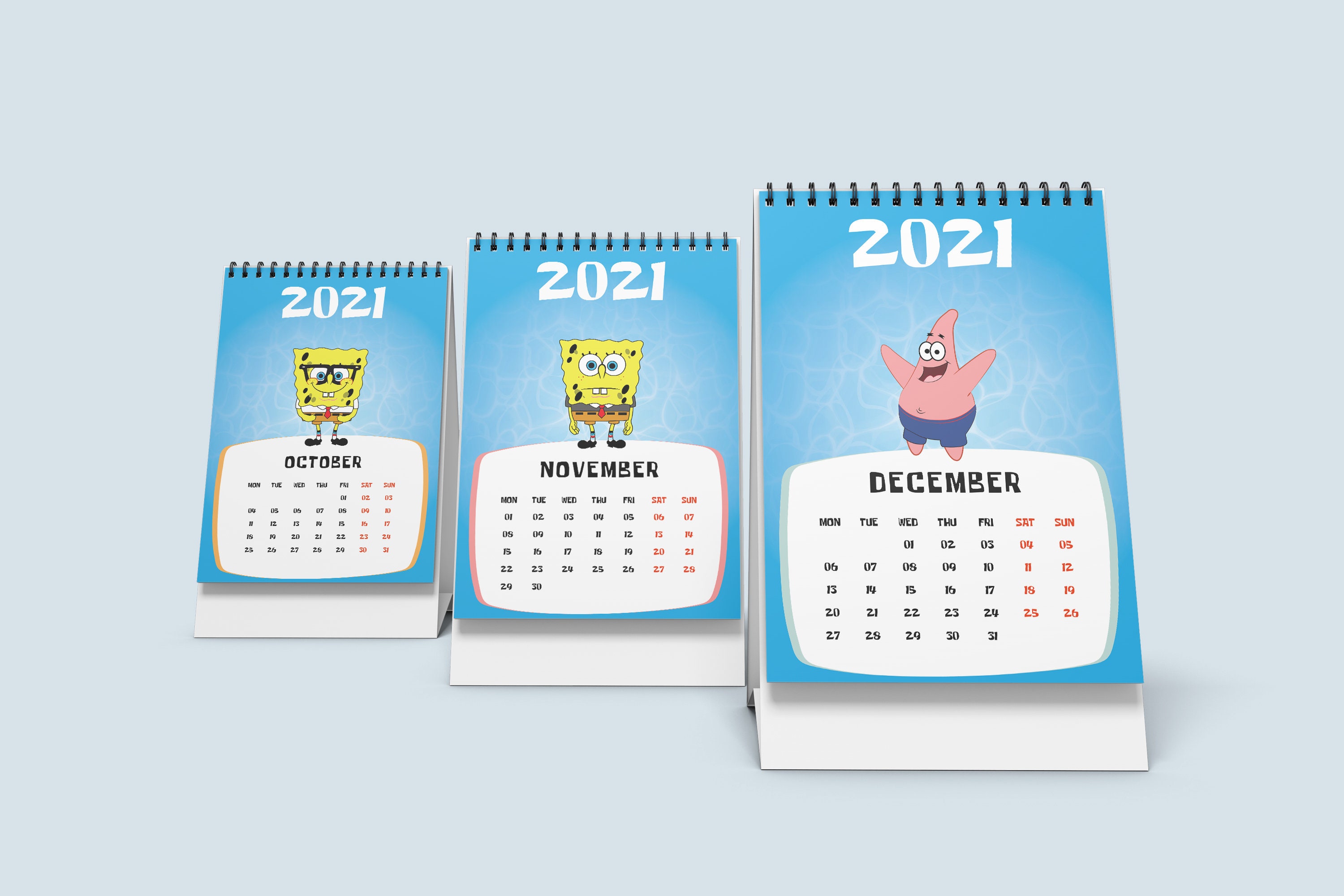 Spongebob Calendar Printable Calendar 2021 New Year Etsy spongebob-calendar-printable-calendar-2021-new-year-etsy