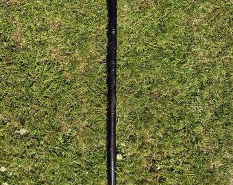 Bastón africano de madera de ébano