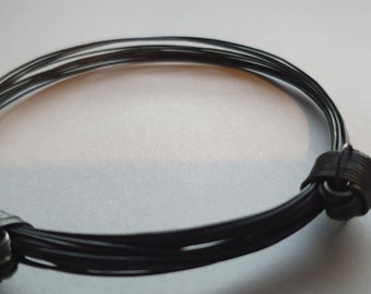Elephant hair bracelet Made from Rustic wire