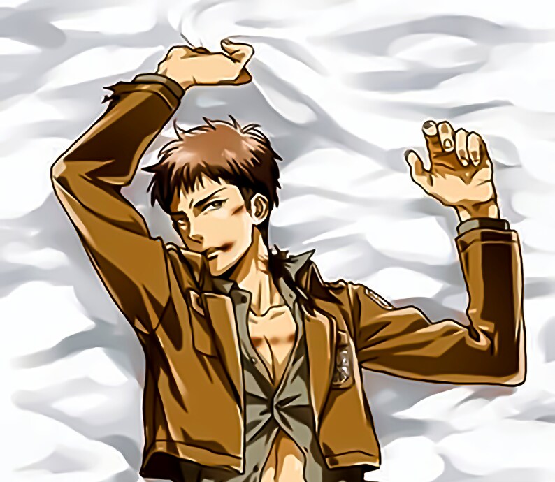 Jean Kirstein SFW Anime Body Pillow Body Pillow Cover Anime Etsy