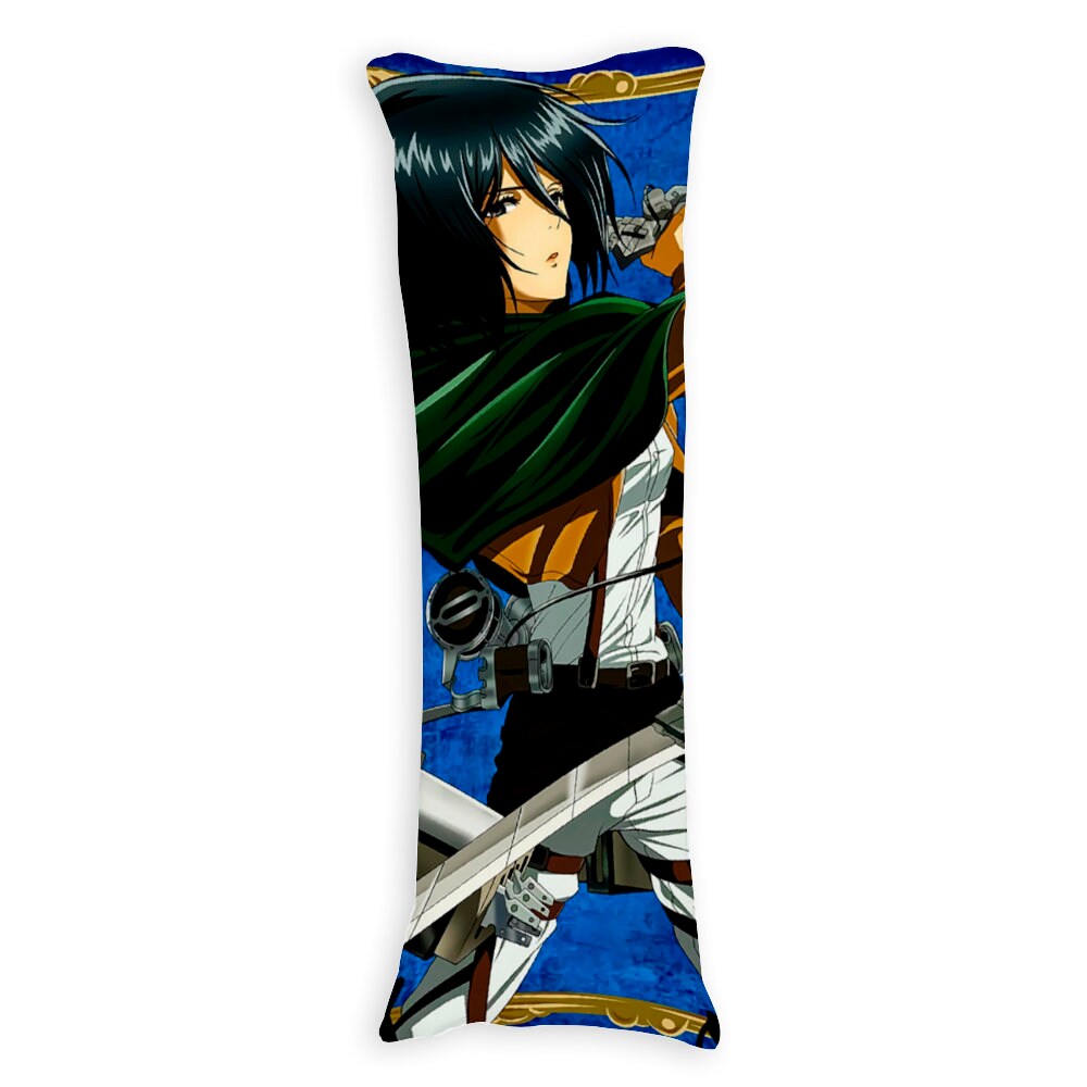 Mikasa Ackerman SFW Anime Body Pillow Body Pillow Cover Etsy India