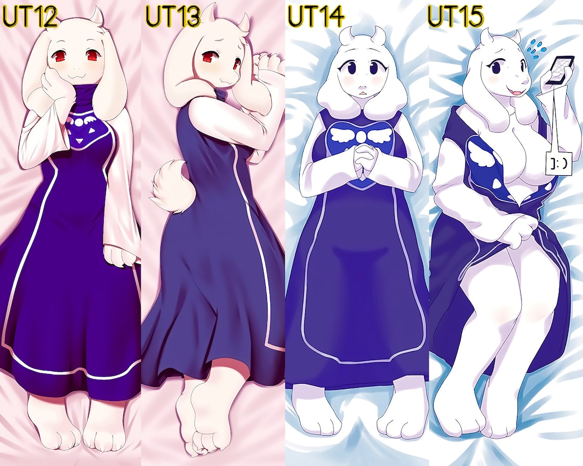 Toriel Body Pillow Mix N Match Undertale Anime Body Pillow Etsy