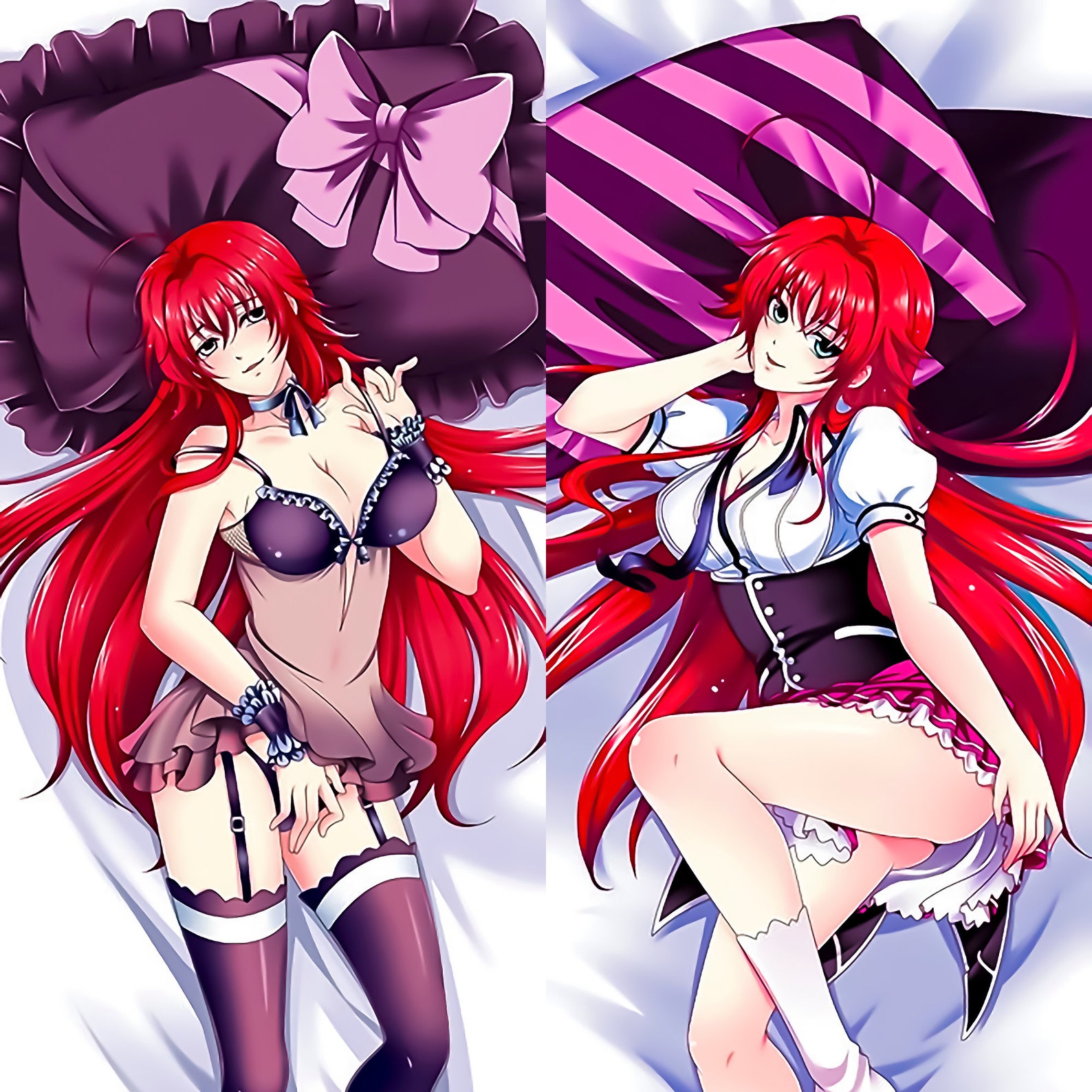 Rias Gremory Anime Body Pillow Body Pillow Cover Anime Etsy New Zealand