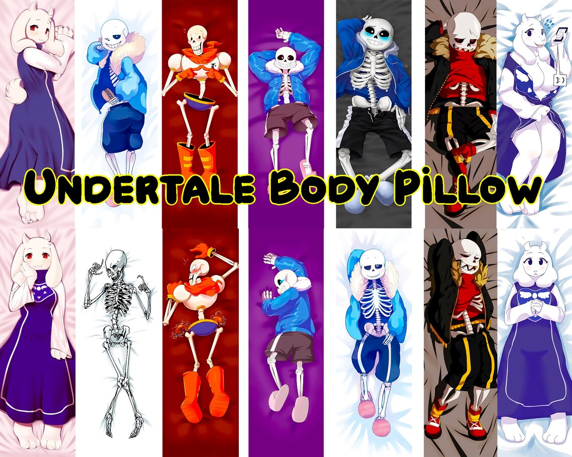 Undertale Mix N Match Anime Body Pillow Body Pillow Cover Etsy