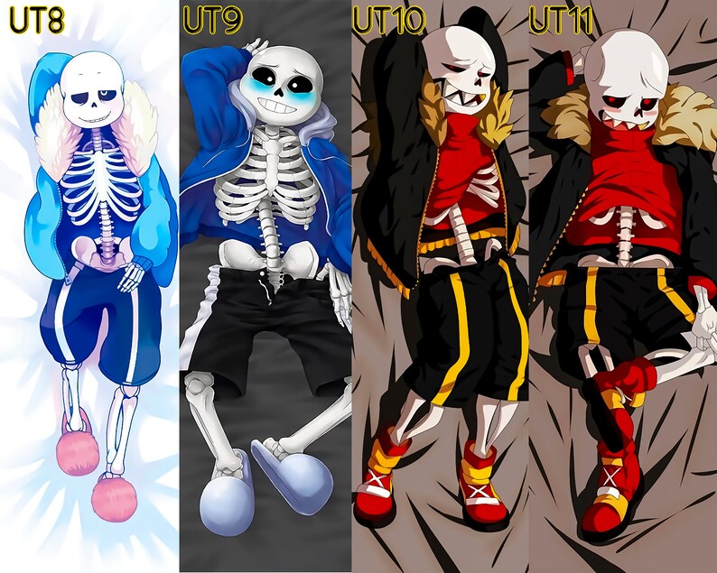 Sans Body Pillow Mix N Match Undertale Anime Body Pillow Etsy