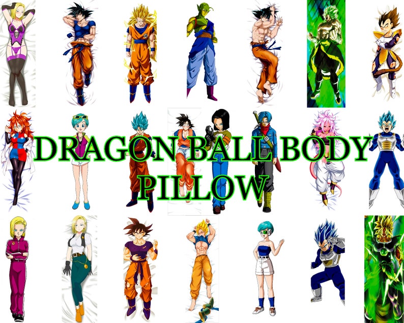 dragon ball body pillow