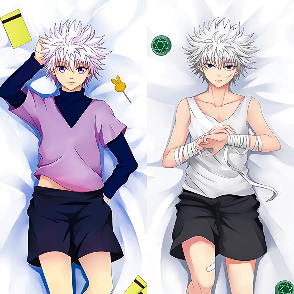 Killua Zoldyck Anime Body Pillow Body Pillow Cover Anime Etsy UK