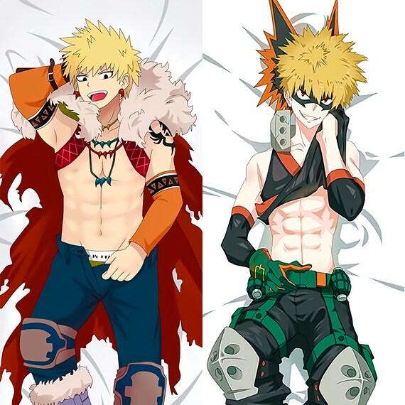 Katsuki Bakugo Anime Body Pillow Body Pillow Cover Anime Etsy