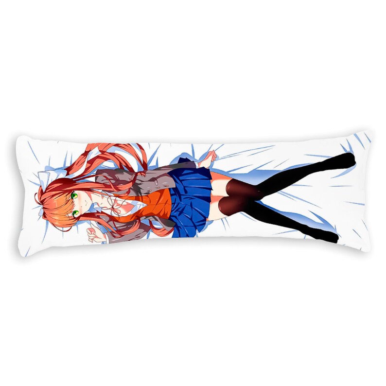 Monika SFW Anime Body Pillow Body Pillow Cover Anime Etsy