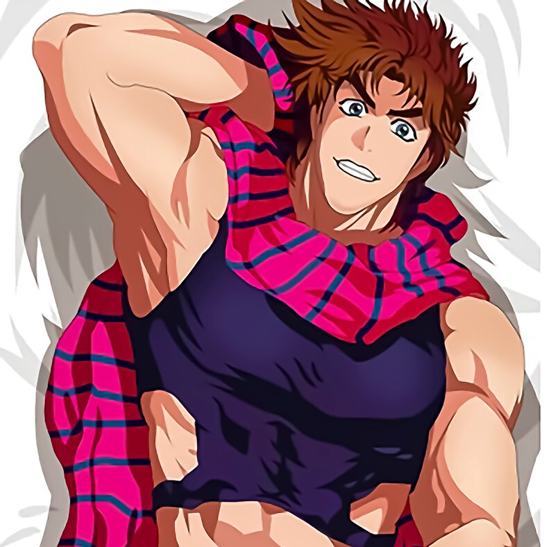 Joseph Joestar SFW Anime Body Pillow Body Pillow Cover Etsy Ireland