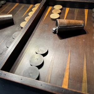 Rare backgammon and chess board from the mid-1800s