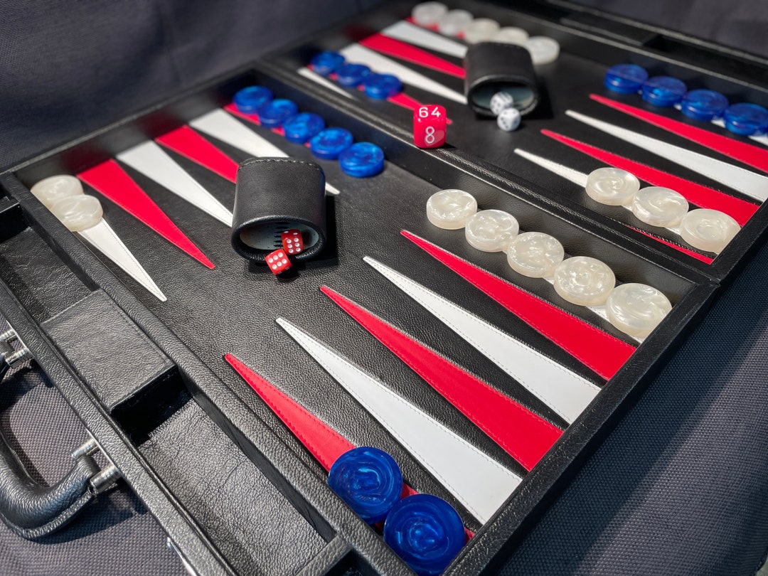 Handsome Tournament-size 'briefcase' Backgammon - Etsy