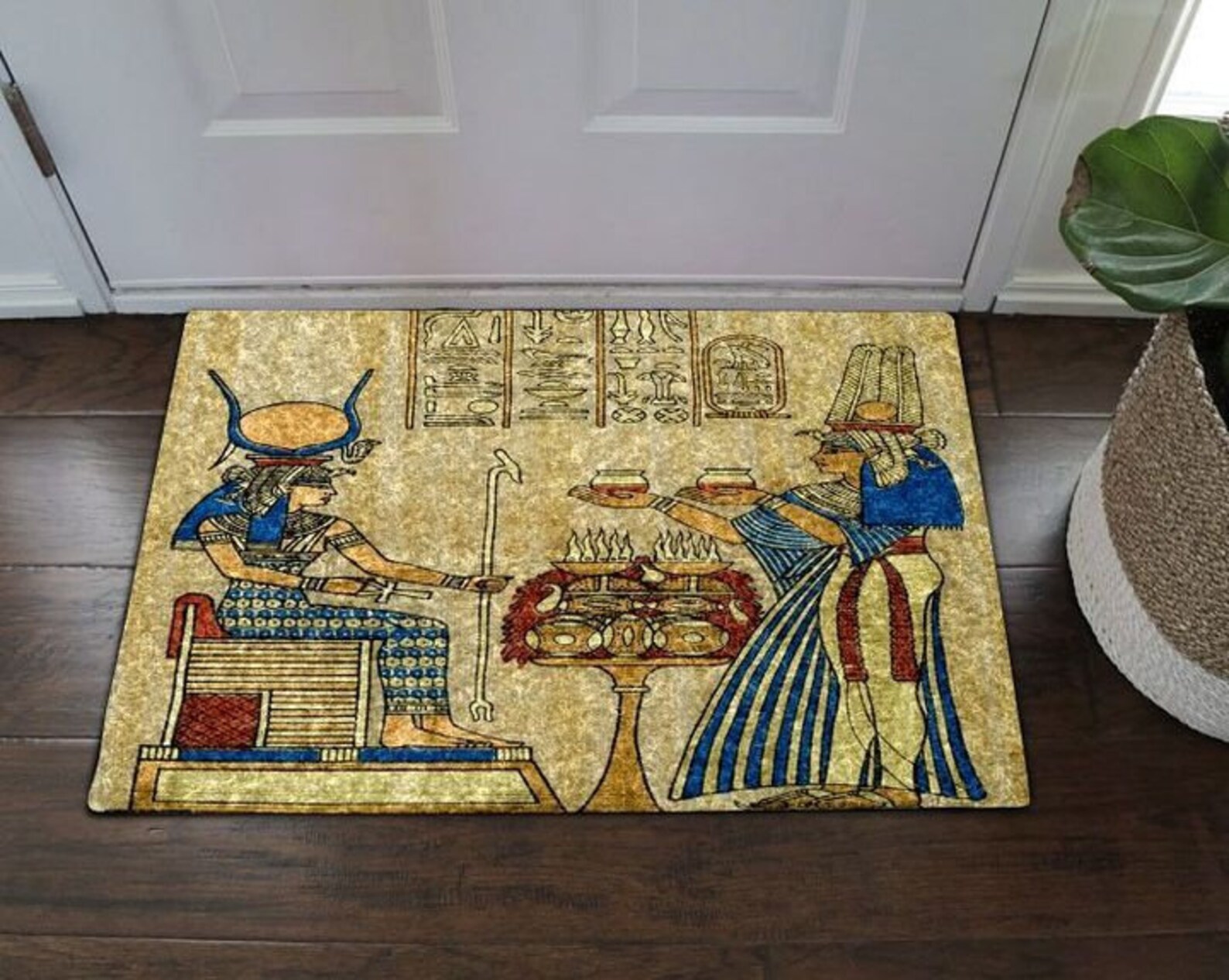 Egypt Doormat Egyptian Meal Ancestor Personalized Doormat Rug Etsy