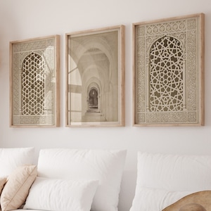 Printable Vintage Mosque Window Decor Wall Art, Mosque Home Decor, Muslim Wall Art, Islamic Gifts, Mosque Architecture, Islamic Home Decor